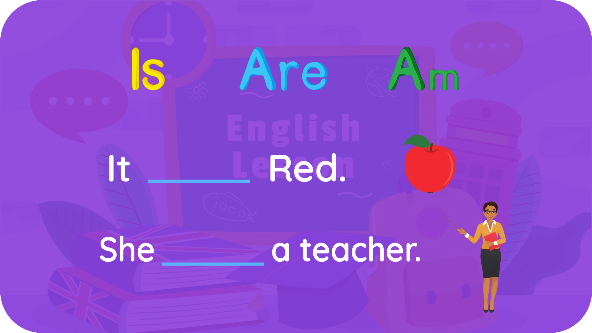 Sentences Using "Is", "Am" or "Are"